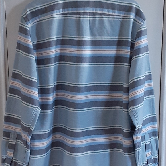 Old Navy, XL, Slim Fit, Cotton LS, Horizontal Stripe Shirt - Picture 5 of 8